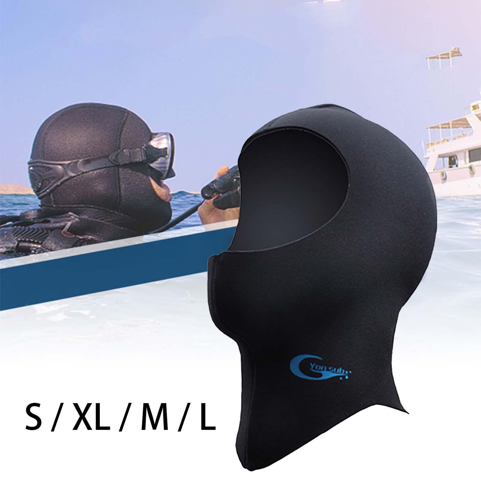 Wetsuit 3Mm Neoprene - ウェットスーツフード 3mm ネオプレン スキューバダイビングフード スイミングハット カヤック