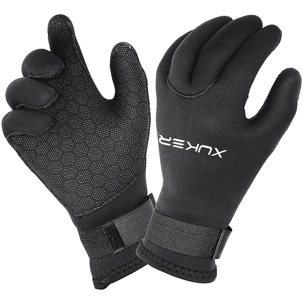 Wetsuit 3Mm Neoprene - 3 ミリメートル 5 ミリメートルネオプレンダイビンググローブシュノーケリングパドリングサーフィンカヤックカヌースピアフィッシングスキーウォータースポーツ用に暖かく保ちます