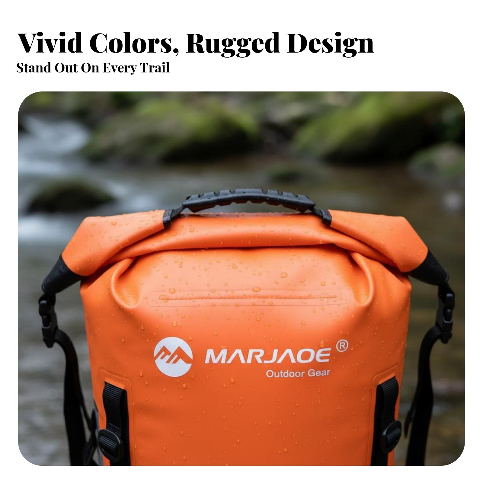 Dry Bag Roll Top - 40L ロールトップバックパック 大容量 ロールトップ ドライバックパック ケイビング