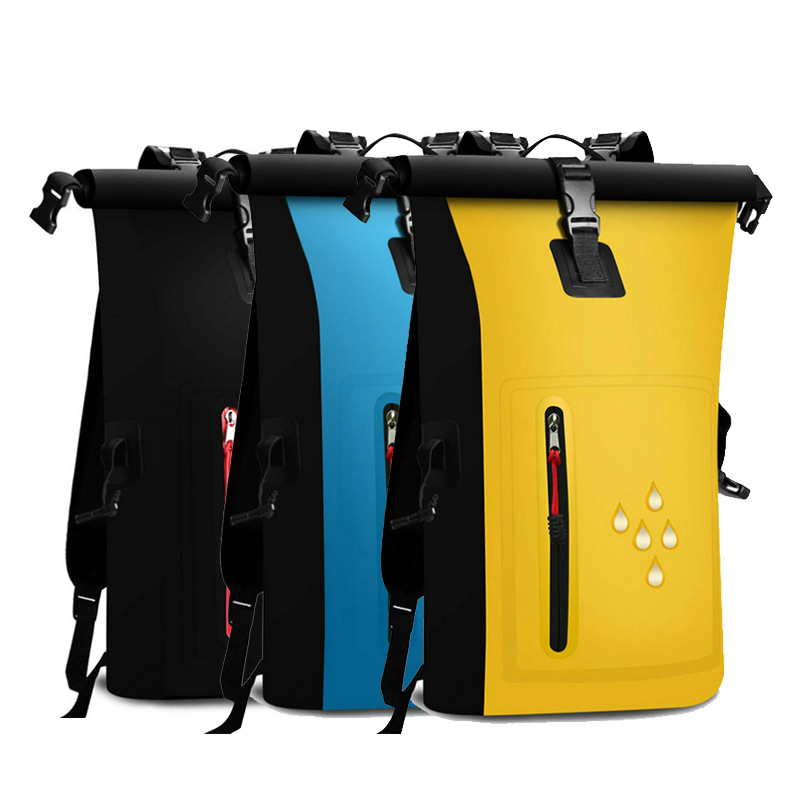 Dry Bag Roll Top - 25L 防水ドライバッグ バックパック ロールトップサック アウトドア スイミング