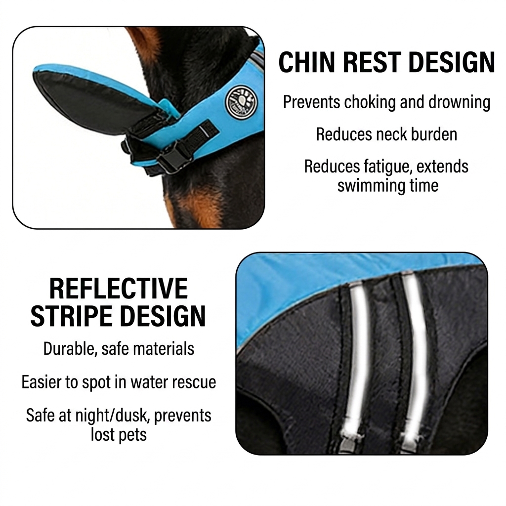 犬用ライフジャケット 高浮力ペット安全ベスト 反射機能付き水 - Life Jacket Buoyancy のレビューと価格