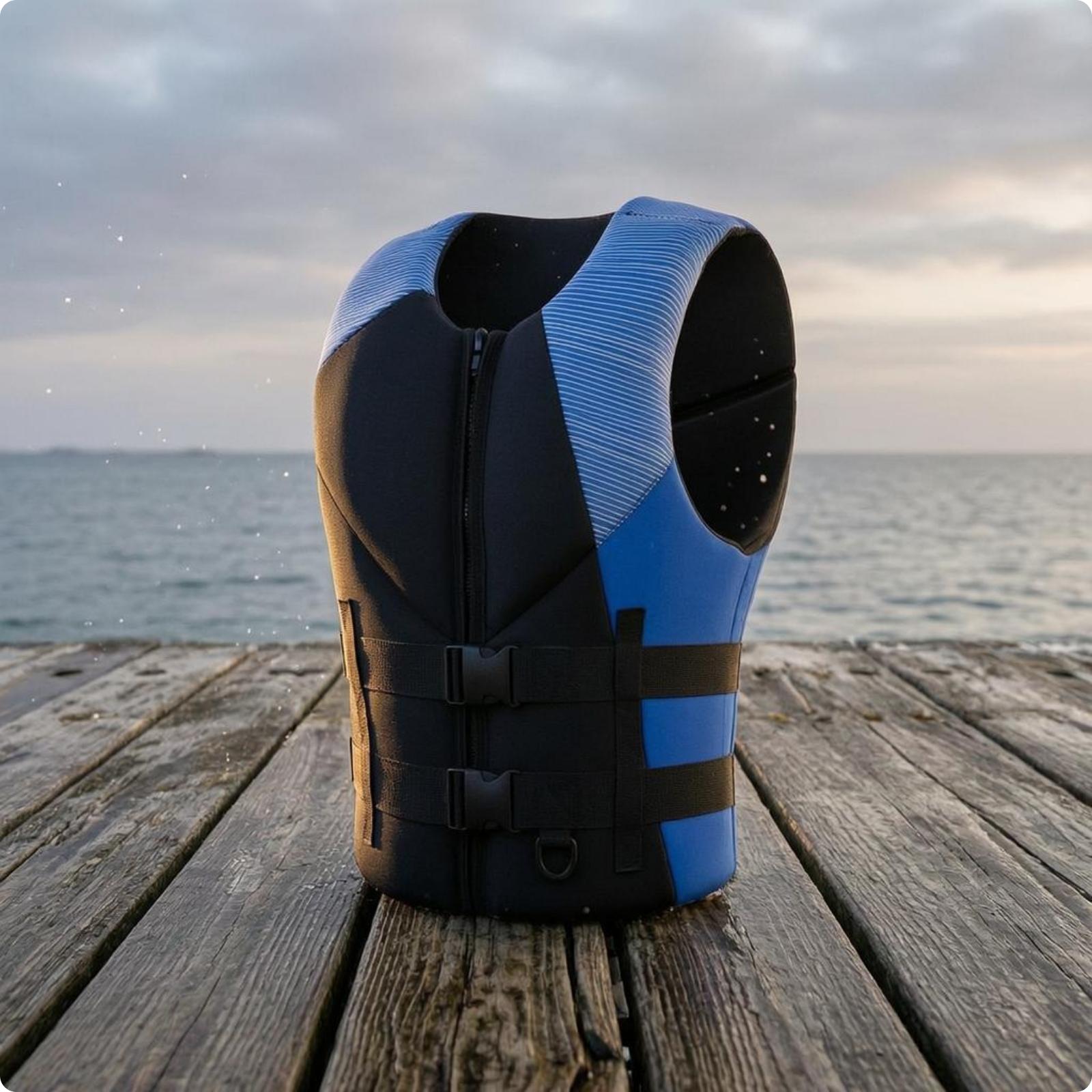 大人用フローテーションジャケット 調節可能なジッパー付き 水 - Aquatic Sports Swimming のレビューと価格