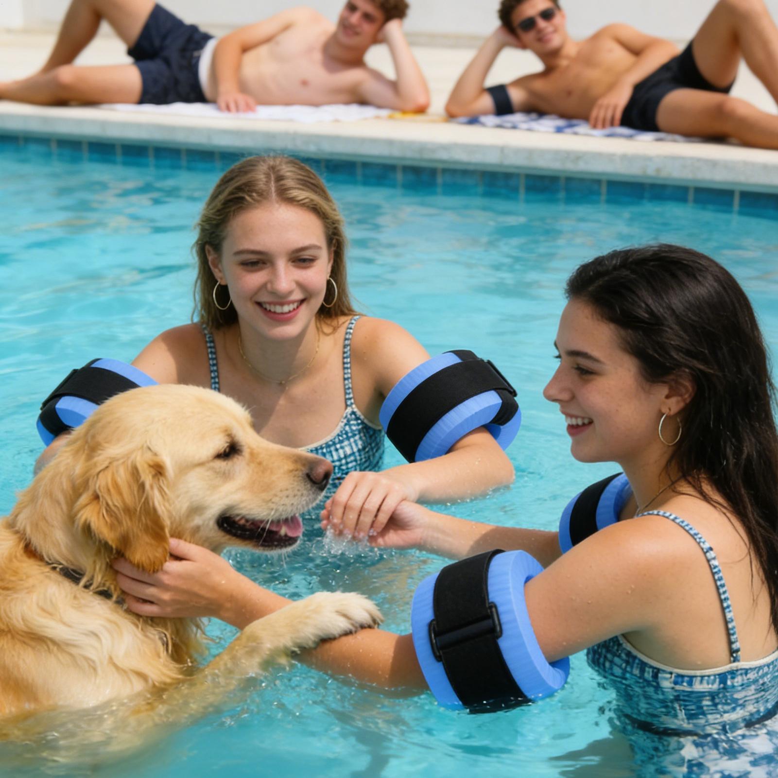 2個入りフォームスイミングフロートリング、ウォーターエアロビ - Aquatic Sports Swimming のレビューと価格