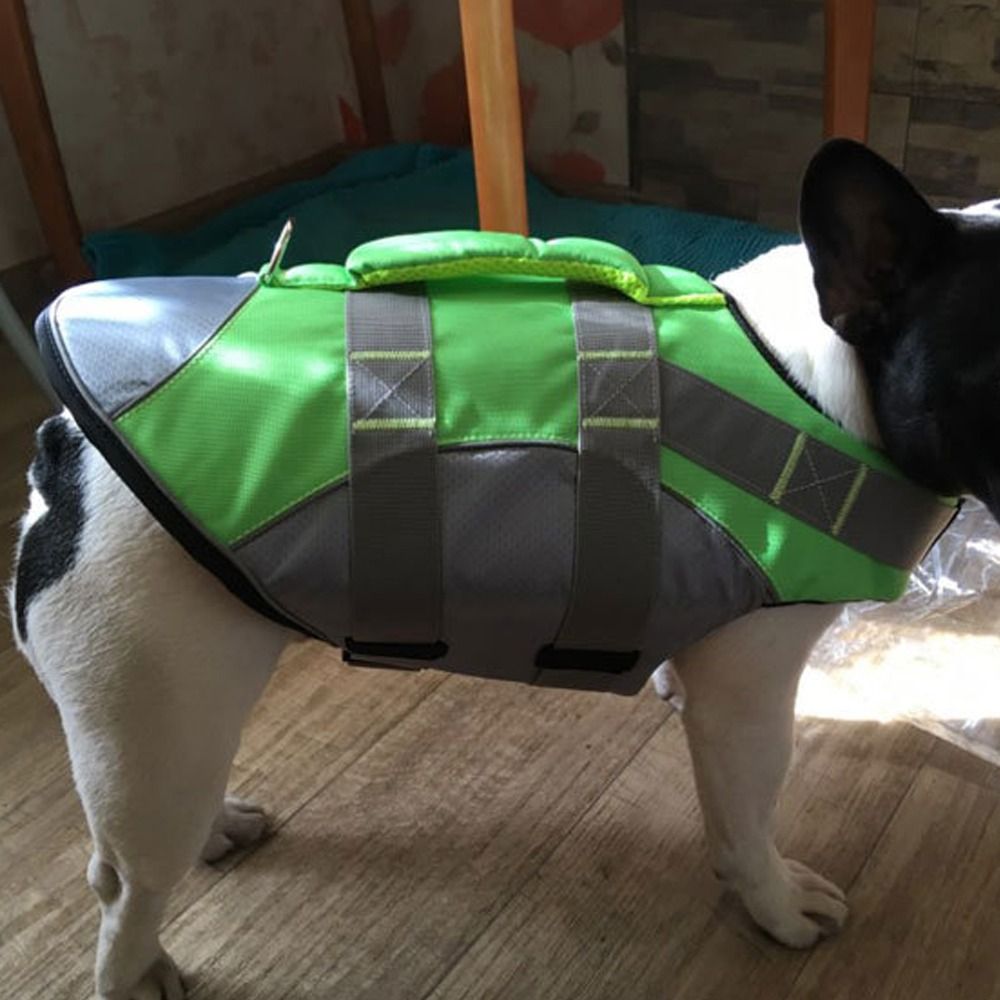 反射犬用ライフジャケット通気性調節可能な犬用水着オックスフォ - Life Jacket Buoyancy のレビューと価格