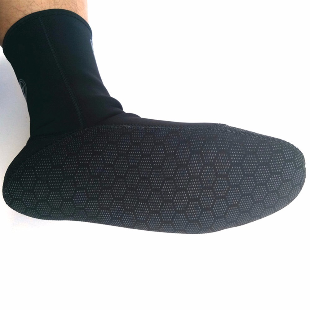 1ペア3ミリメートル水泳ブーツ靴下スキューバウェットスーツネ - Wetsuit 3Mm Neoprene のレビューと価格
