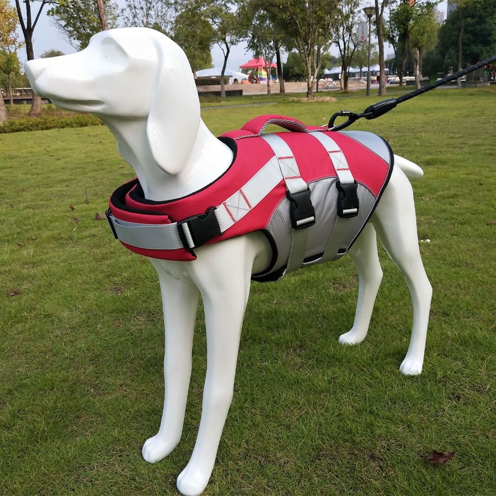 反射型犬用ライフジャケット 調節可能で通気性のあるペット用安 - Life Jacket Buoyancy のレビューと価格