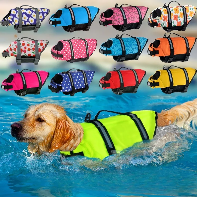 犬用スイミングベスト ペットライフジャケット 犬用スイムスー - Life Jacket Buoyancy のレビューと価格