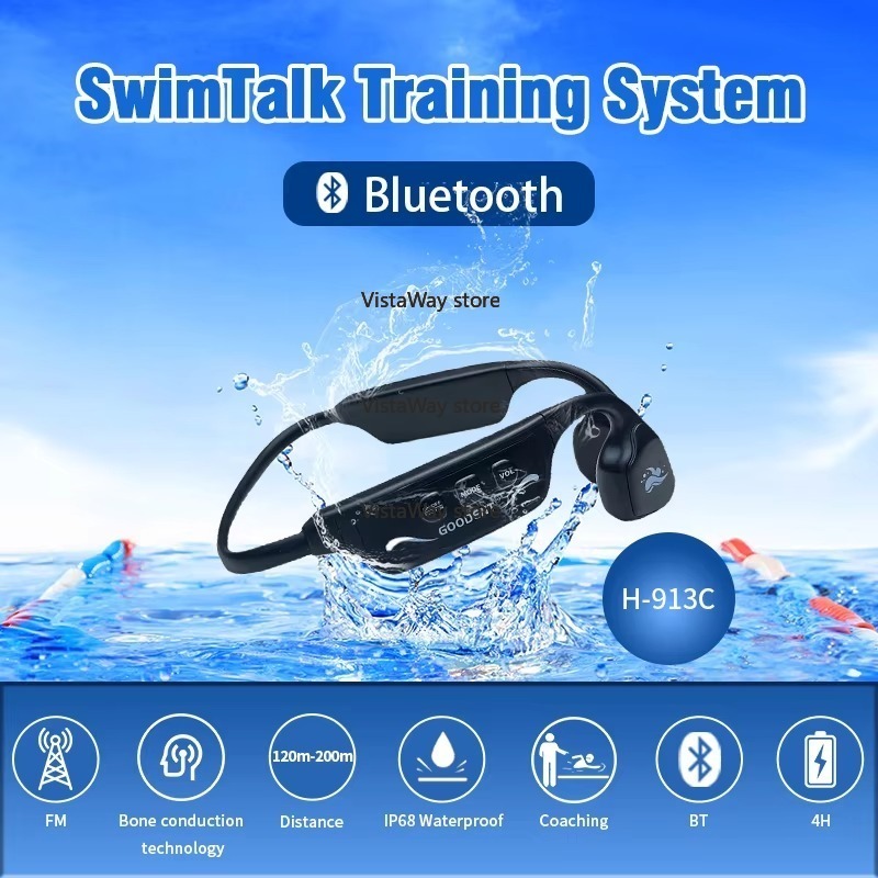 SwimTalk 防水ヘッドホン H913C 水中スポーツ  - Aquatic Sports Swimming のレビューと価格