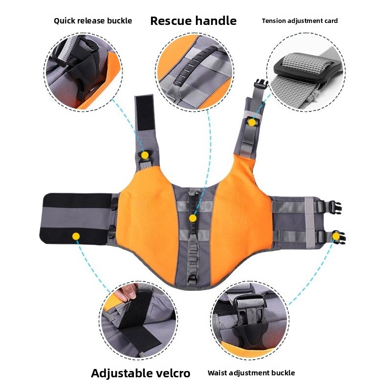 犬用ライフジャケットフローティング安全ベストペットライフベス - Life Jacket Buoyancy のレビューと価格