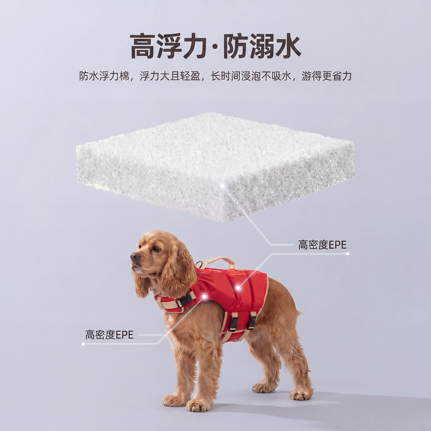 犬用ライフジャケット、漫画風の超浮力服、小型犬、中型犬、大型 - Life Jacket Buoyancy のレビューと価格