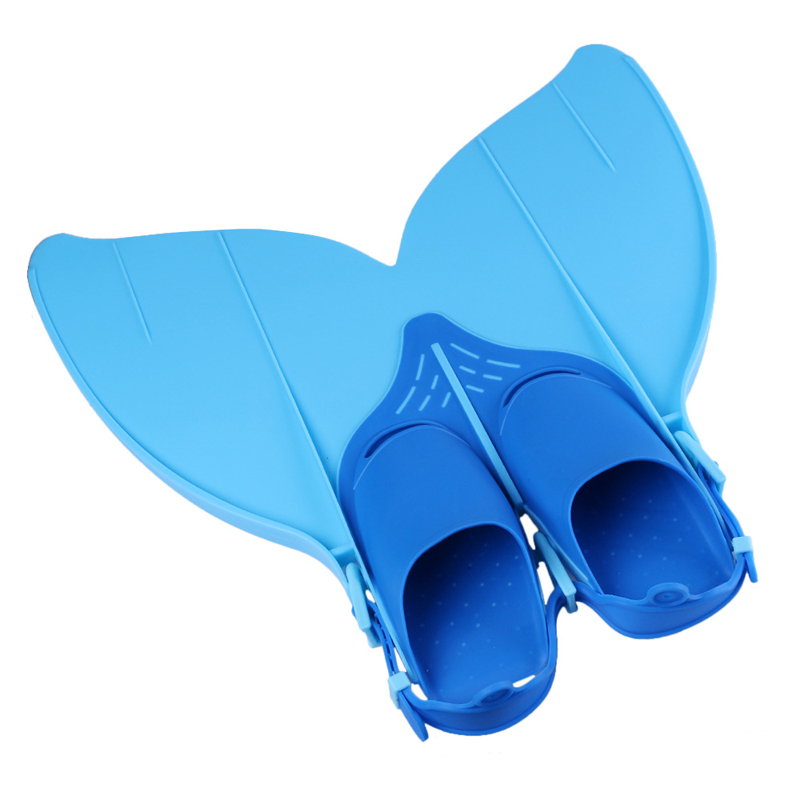 マーメイドテールフィン シングルピース フロッグシューズ 水 - Aquatic Sports Swimming のレビューと価格
