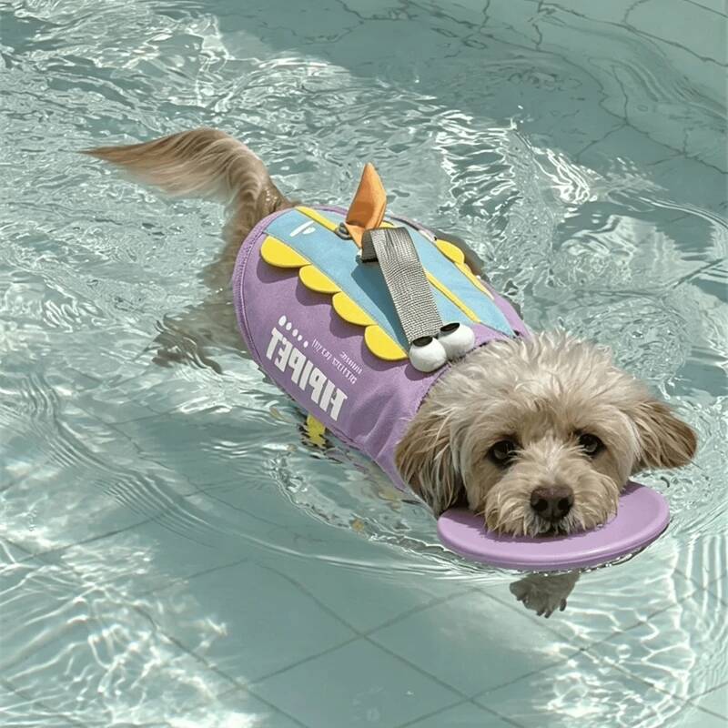 犬用ライフジャケット かわいいサメ型ヘッドフロート 逆流防止 - Life Jacket Buoyancy のレビューと価格