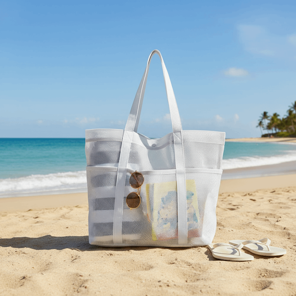 ファッション速乾メッシュビーチトートバッグ透明再利用可能なス - Dry Bag Roll Top のレビューと価格